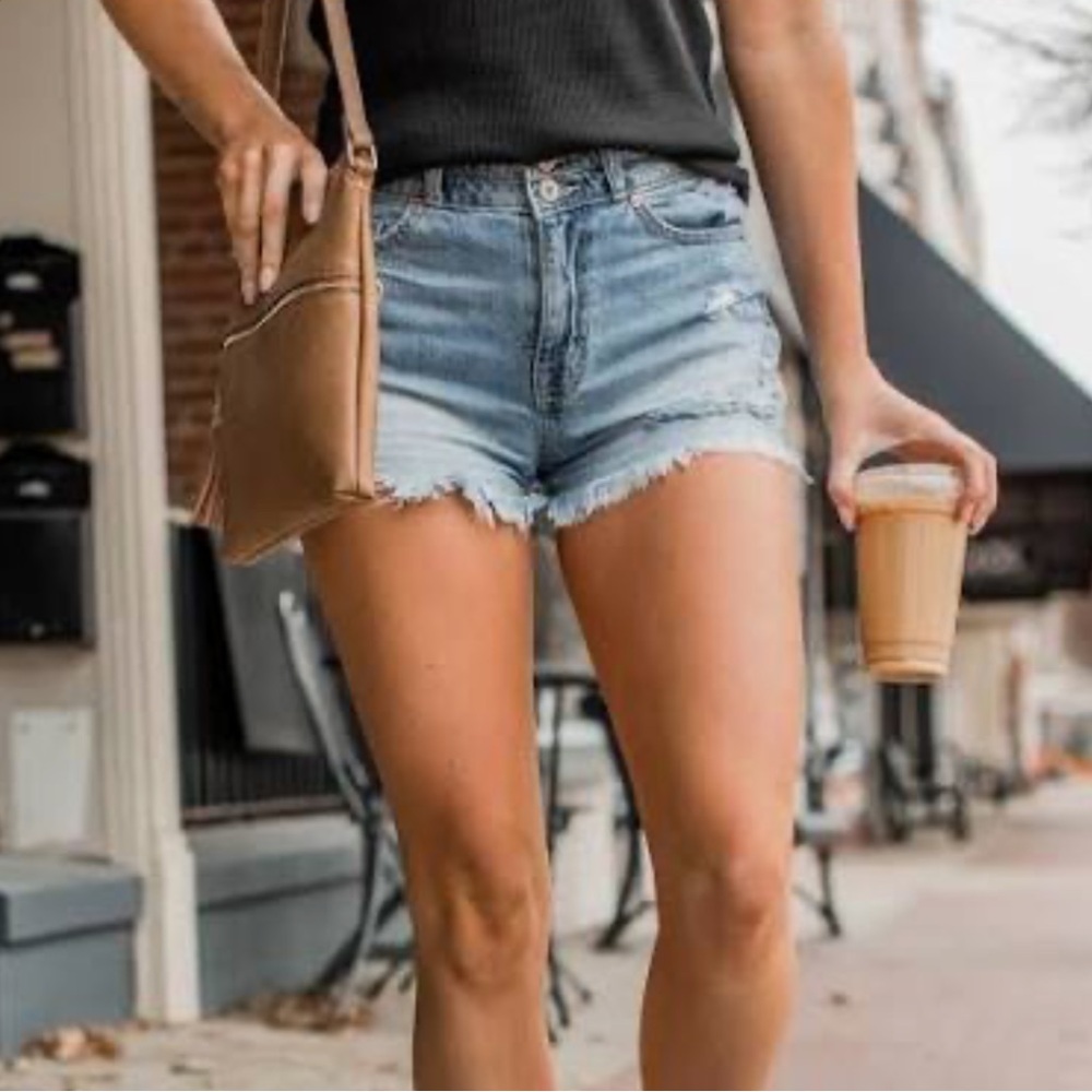 KanCan Denim Distressed Women Shorts